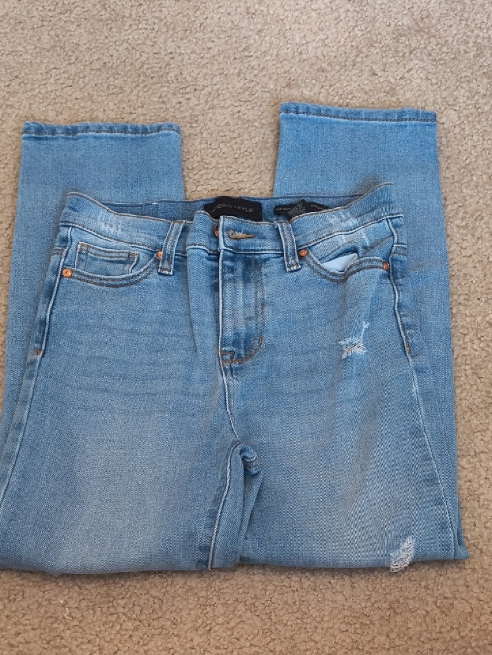 Kendall & Kylie Light Blue High-Rise Slim Jeans Size 3 / 26 D18